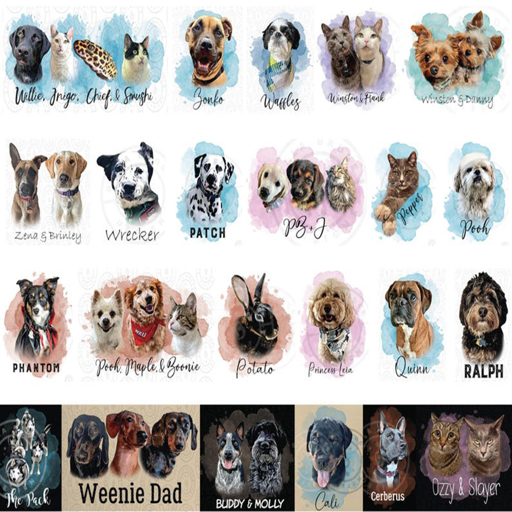 Maglietta Personalizzata con R - Pet Portrait Custom recensione e prezzo