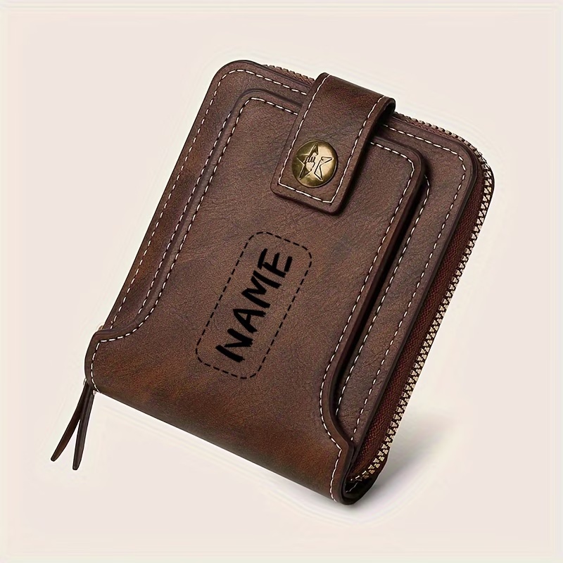 Portafoglio da uomo in PU con  - Personalized Name Box recensione e prezzo