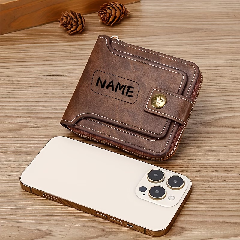 Portafoglio da uomo in PU con  - Personalized Name Box recensione e prezzo