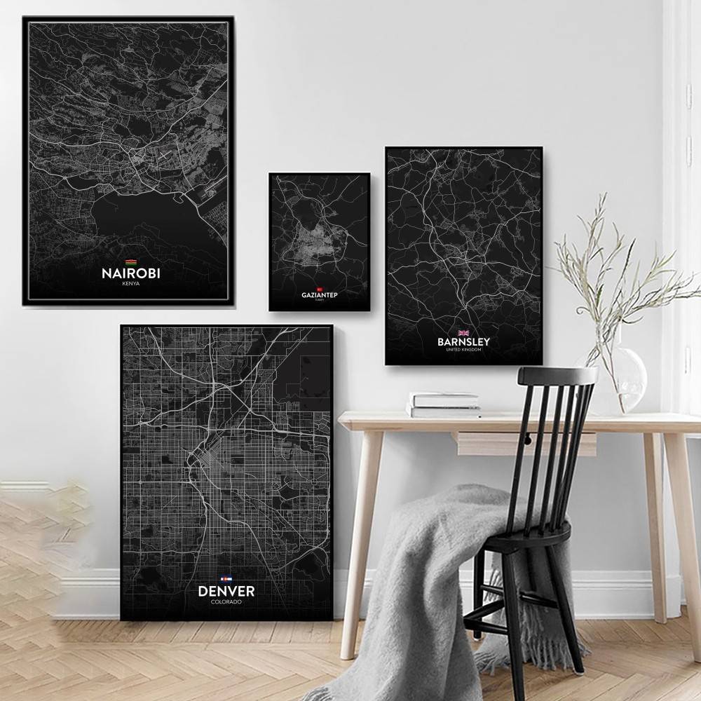 Parigi Londra New York CUSTOM  - Custom Map Poster recensione e prezzo