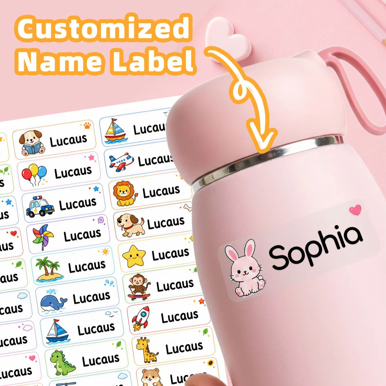 1-500 adesivi personalizzati c - Personalised Candle Label recensione e prezzo