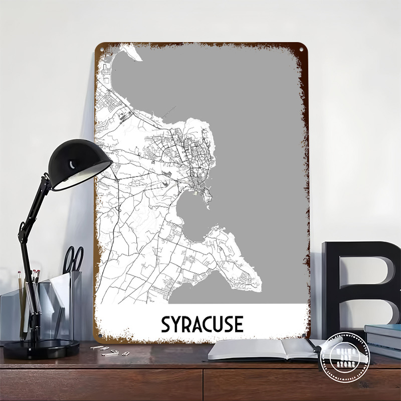 Poster in Metallo con Mappa di - Custom Map Poster recensione e prezzo