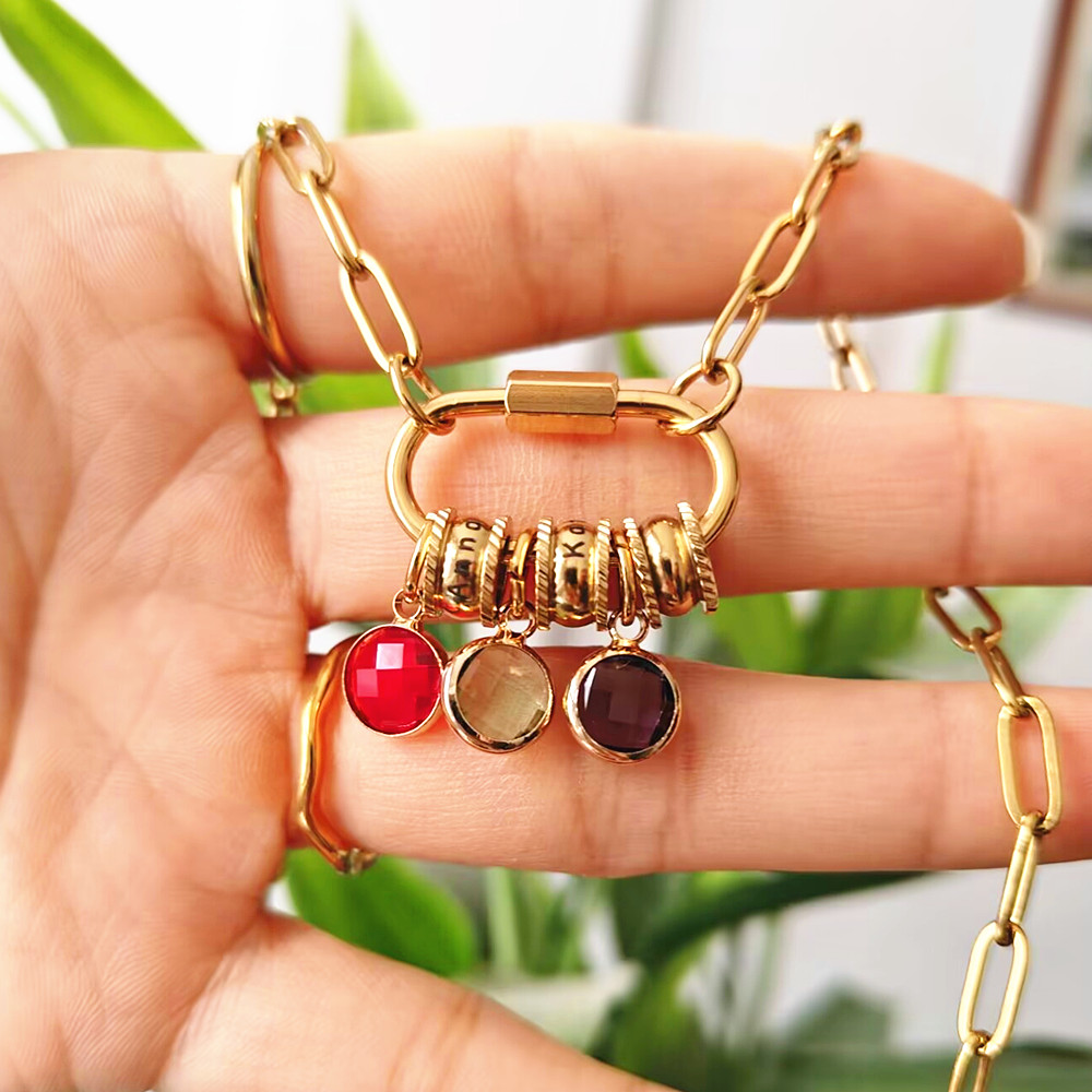Collana con ciondolo con nome  - Birth Flower Necklace recensione e prezzo
